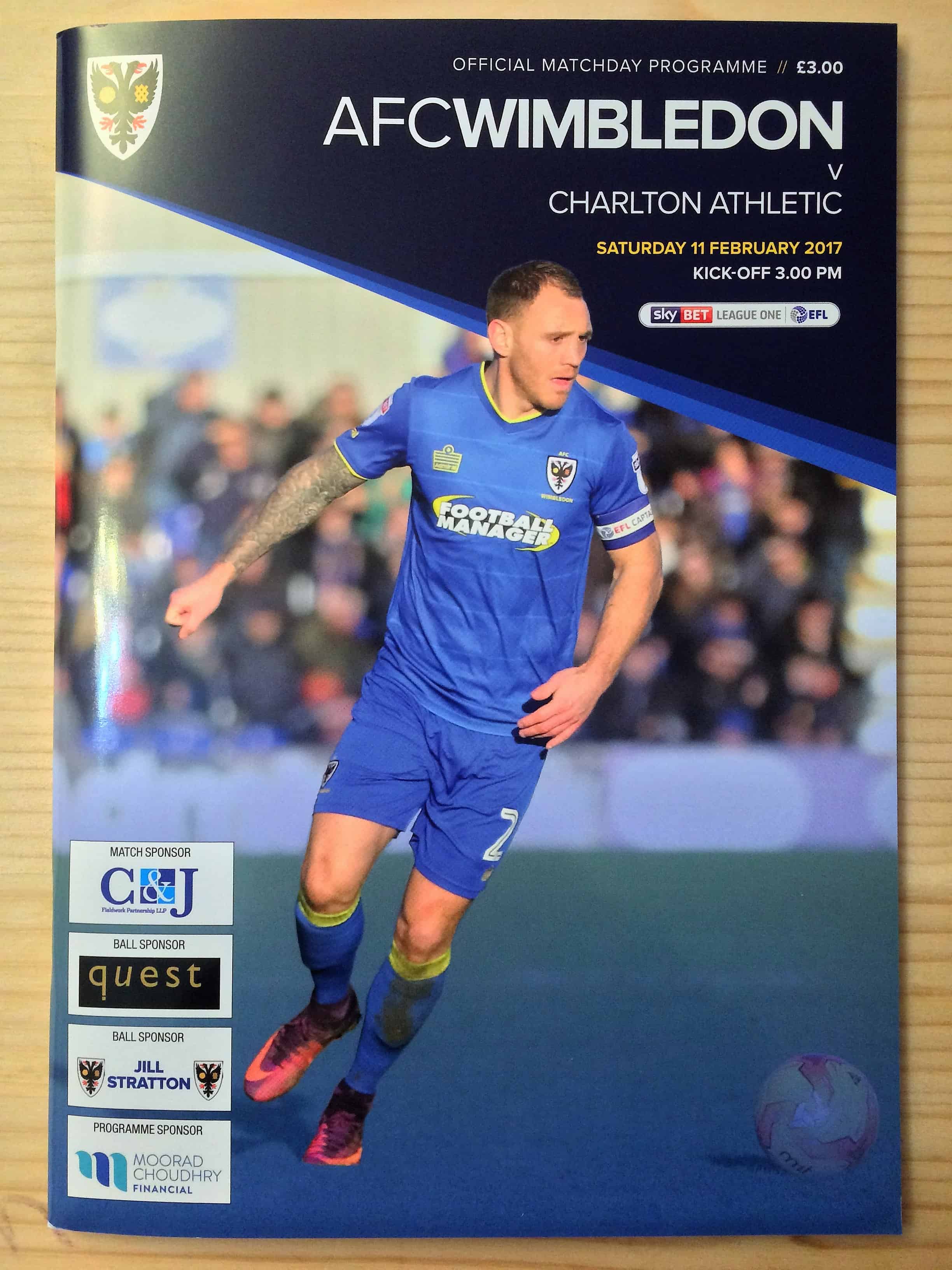 AFC Wimbledon FC v Charlton Athletic FC